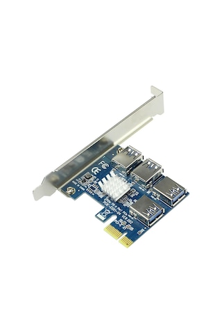 Pcı Express Çoklayıcı 1x4 16x Yuva Pcı-e Genişletici Yükseltici Kart Çoğaltıcı