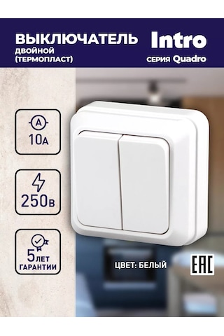 Intro Çiftli Anahtar Quadro 250v 123805941
