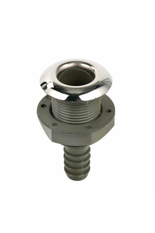 Krom Flanşlı Sintine Çıkışı. Tekne Ve Karavan Su Çıkışı. 5/8"