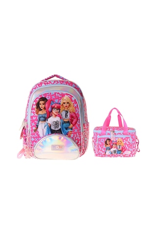 Wow Generation Girl Friends İkili Okul Çanta Seti - Kırmızı Girl Friends Baskılı Kız Çocuk Setwg-w6059b