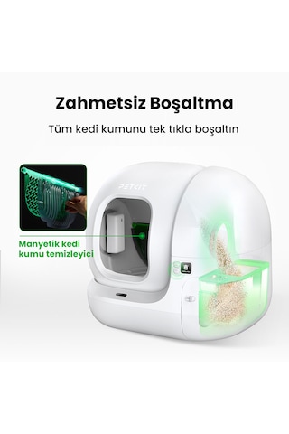 Petkit Geniş Delikli Kum Temizleyici Manyetik, Pratik Set