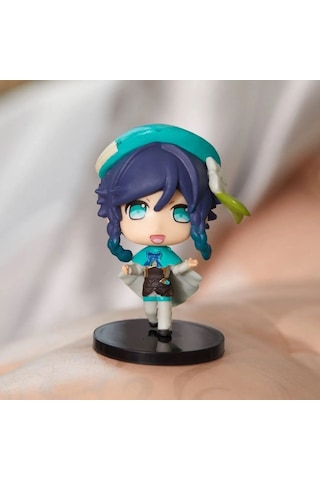 Genshin Impact Venti Mini Figür - 10 Cm Koleksiyonluk Anime Aksiyon Figürü