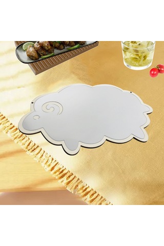 Suntek İskandinav Akrilik Dekoratif Duvar Vintage Oymalı Koyun Diğer