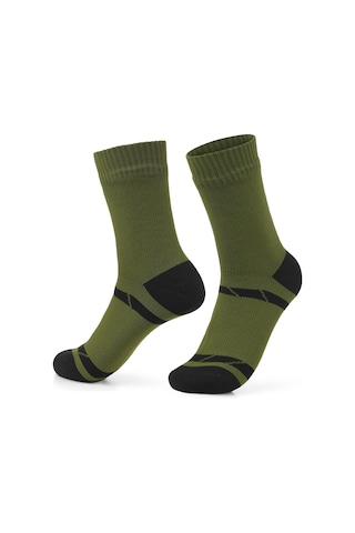 Haki Erkekler Kadınlar İçin Su Geçirmez Nefes Çorap Açık Spor Yürüyüş Kayak Trekking Çorap Haki