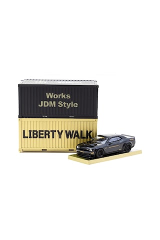 Tarmac Works 1/64 Lb-works Dodge Challenger Srt Hellcat Black Metallic - Global64