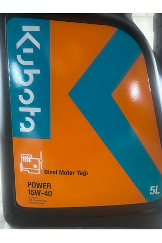 Kubota Power 15W-40 Motor Yaği 5 L