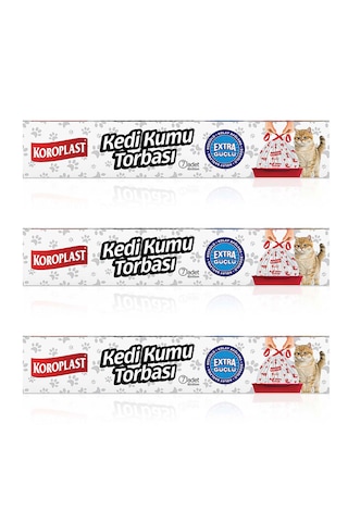 Koroplast Kedi Kumu Torbası 7'li x 3 Adet