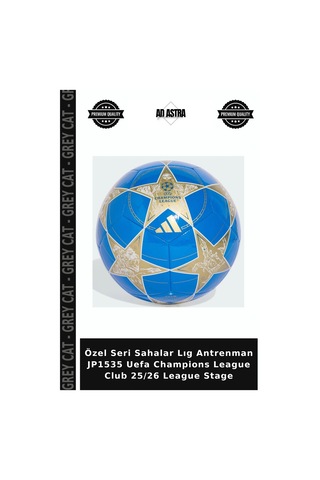Özel Seri Sahalar Lıg Antrenman Jp1535 Uefa Champions League Club 25/26 League Stage Çok Renkli