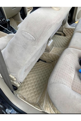 Araca Özel Havuzlu Deri Paspas Kia Sportage 2010-2015 Feyza Oto 2012-Taba Tarçin Renk