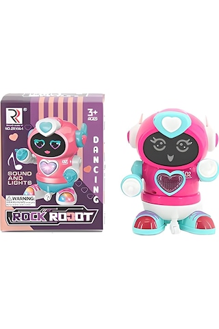 Pilli Işıklı Çılgın Kertenkele Robot