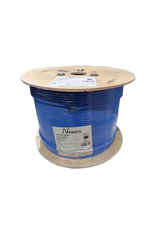 Cat6 Utp 23awg Mavi 500m Saf Bakır Lszh Kablo Lszh Hf Nex1611tb5
