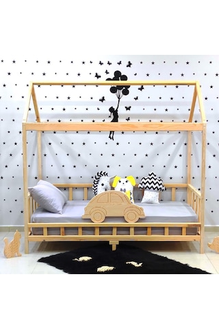 Markaawm Markaawm Montessori Yatak Luxury Arabalı Çocuk Karyola