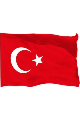 35x45 Cm Raşel Türk Bayrağı Bayrak Kenarı Dikişli Yurt 30x45