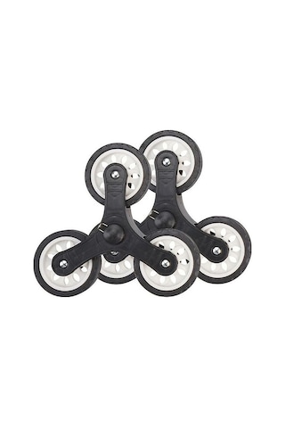 Novahub Merdiven Tutarı Alışveriş Sepeti Yedek Tekerlekler, Çamaşır Sepeti Tekerleri, Ev Donanımı Char Tekerleri -