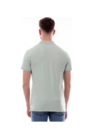 Timberland Tb0a6bx4 Millers River Sleeve Stretch Polo Açık Yeşil Erkek T-shirt Mavi