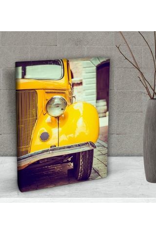 Bk Gift Klasik Araç Tasarımlı Dekoratif Mini Kanvas Tablo 15X20Cm (506660934)