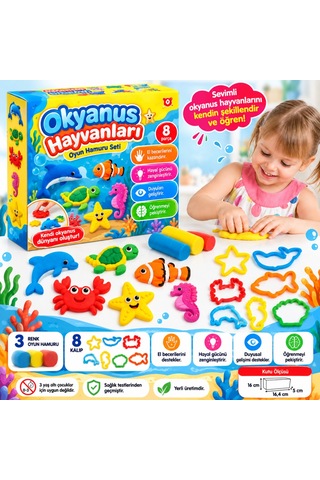 Storeşahin 03574 Okyanus Hay.seti Oyun Hamuru Shn0720 Çok Renkli