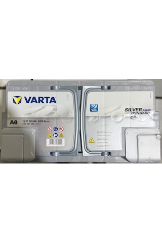 Varta / A6 Agm 80 Amper Start Stop Akü 2025 Tarihli