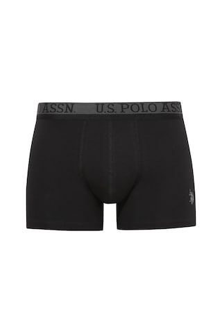 U.s. Polo Assn. Erkek 201 Siyah-antrasit Melanj - Siyah 3 Lü Boxer Siyah-antrasit Melanj - Siyah Çok Renkli