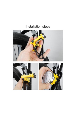 Ranyeek Bisiklet Jant Düzeltme Aleti - Taşınabilir Jant Ayar Aracı Siyah/sarı Çok Renkli