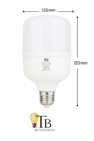 K2 Led T Ampul 40w 3600 Lümen 1