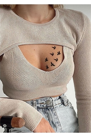 Uçan Kuşlar Geçici Dövme,tattoo,kol,bel,el,sırt,omuz,göğüs Dövmesi