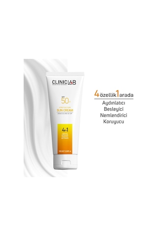 Cliniclab Besleyici ve Nemlendirici Güneş Kremi SPF50+ 100 ML