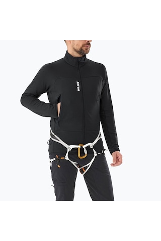 Millet Fusıon Grıd Tam Fermuar Polartec Erkek Mıv9465 N0247 Siyah