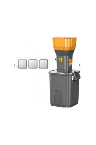 55 Lik Profesyonel Yem Kırma Makinesi 7 Elek Hediyeli Paslanmaz Tahıl Öğütücü Değirmen 1300 W
