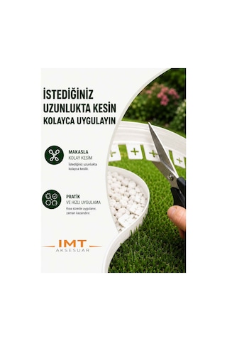 Esnek Pvc Çim Ayırıcı Bahçe Peysaj Düzenleyici 25 Metre Beyaz Çim Sınırlayıcı Esnek Plastik Taş Toprak Ayraç Bariyer Peyzaj Bordürü