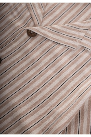 Gofre Gömlek Kapri Takım 2-10 Yaş Bej Bej