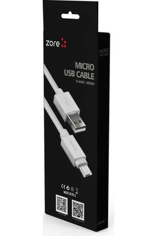 Zore Z-40 Micro Kablo-Beyaz
