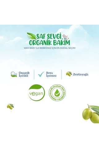 Wee Baby Organik Bebek Losyonu 200 ML