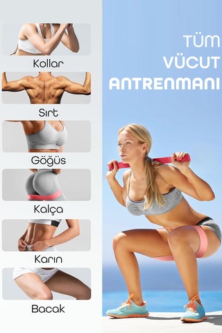 7li Mega Set 35+45 Kg + 5li Pilates Direnç Bandı Barfiks Lastiği Loop Band Mavi Ton Çok Renkli