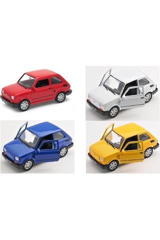 1.34 Welly Fiat 126 Bis Recep Ivedik Arabası Metal Çek Bırak Arab