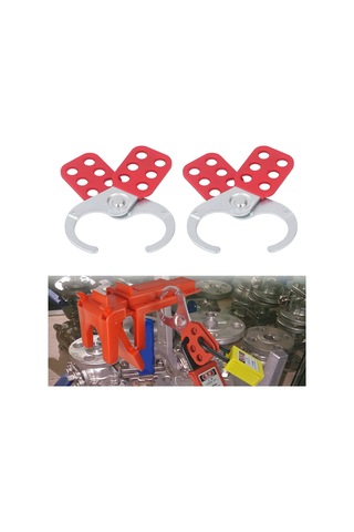 Dianziye 2 Adet 1,5 İnç Galvanizli Çelik Güvenlik Kilidi, 6 Delikli Endüstriyel Kilit Kalkanı, Yüksek Kaliteli Ve Dayanıklı