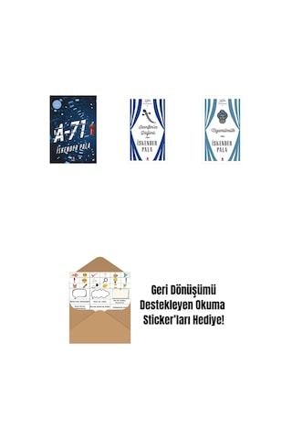 A-71 + Jennifer In Düğünü Ciltli + Nizamülmülk Ciltli + Okuma Sticker'ları