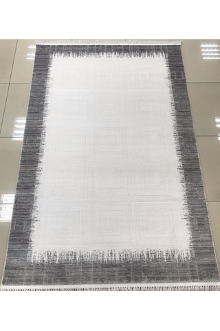 Merinos Halı Elegance 74427 095 Serisi Akrilik Salon Oturma Yatak Odası Halısı Gri