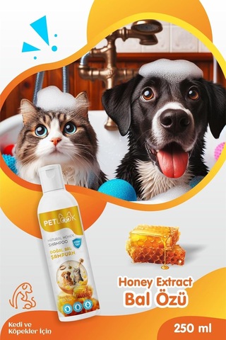 Kedi Ve Köpek Şampuan Bal Özlü, 250 Mililitre