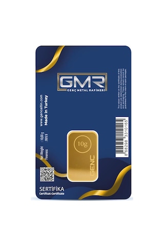 Rimagold 10 Gr 24 Ayar 999.9 Milyem Gmr Gram Altın