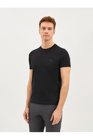Karaca Erkek Modern Fıt Tişört-siyah 11.25s.06.623 Siyah