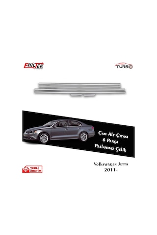 Volkswagen Jetta Krom Cam Çıta 6 Prç. 2011 ve Üzeri