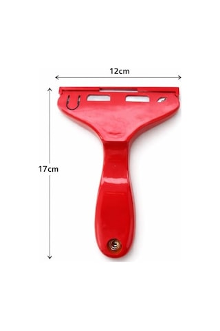 Profesyonel Cam Kazıma Bıçağı, Sk5 Çelik Keskin Uç, Abs Ergonomik Sap, 100x18 Mm, 2 Yedek Bıçaklı Cam Ve Yüze Diğer