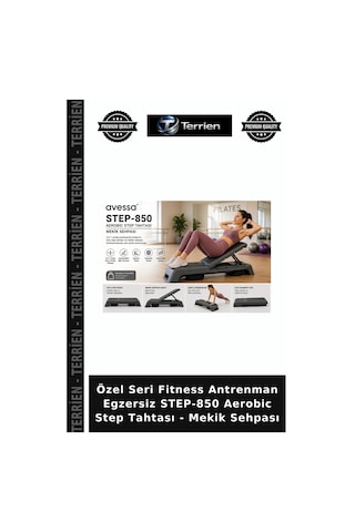 Özel Seri Fitness Antrenman Egzersiz Step-850 Aerobic Step Tahtası - Mekik Sehpası