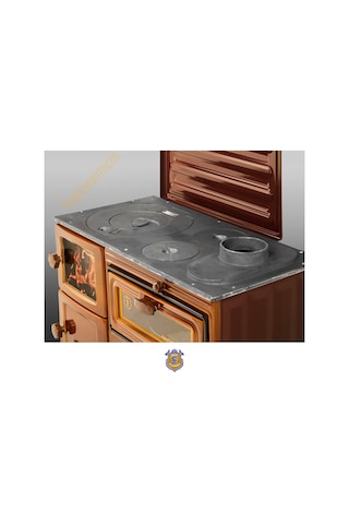 Erendemir Şömine Kuzine Tuğlalı Pik Ayaklı Soba Ek104f-T-P