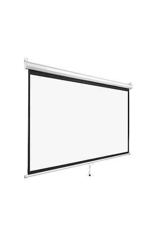 Everest Mpp-240, 240x200, Storlu, Projeksiyon Perdesi, Arkası Siyah Fonlu, Duvar Ve Tavana Asılabili