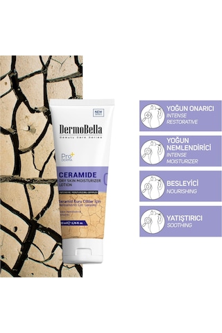 Ceramide Kuru Ciltler Için Nemlendirici Ve Yatıştırıcı Cilt Losyonu 200 Ml