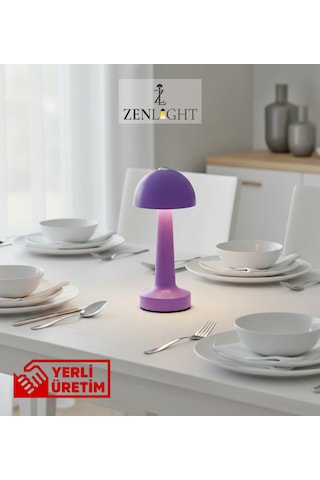 Zenlight Mantar Masa Lambası 321-5 Mor