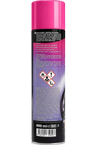 Fx35 Luster Shine Simli Lastik Parlatıcı Sprey 600 Ml