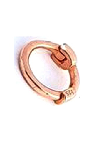 925ayar Gümüş Rose Tragus Halka Piercing Altın